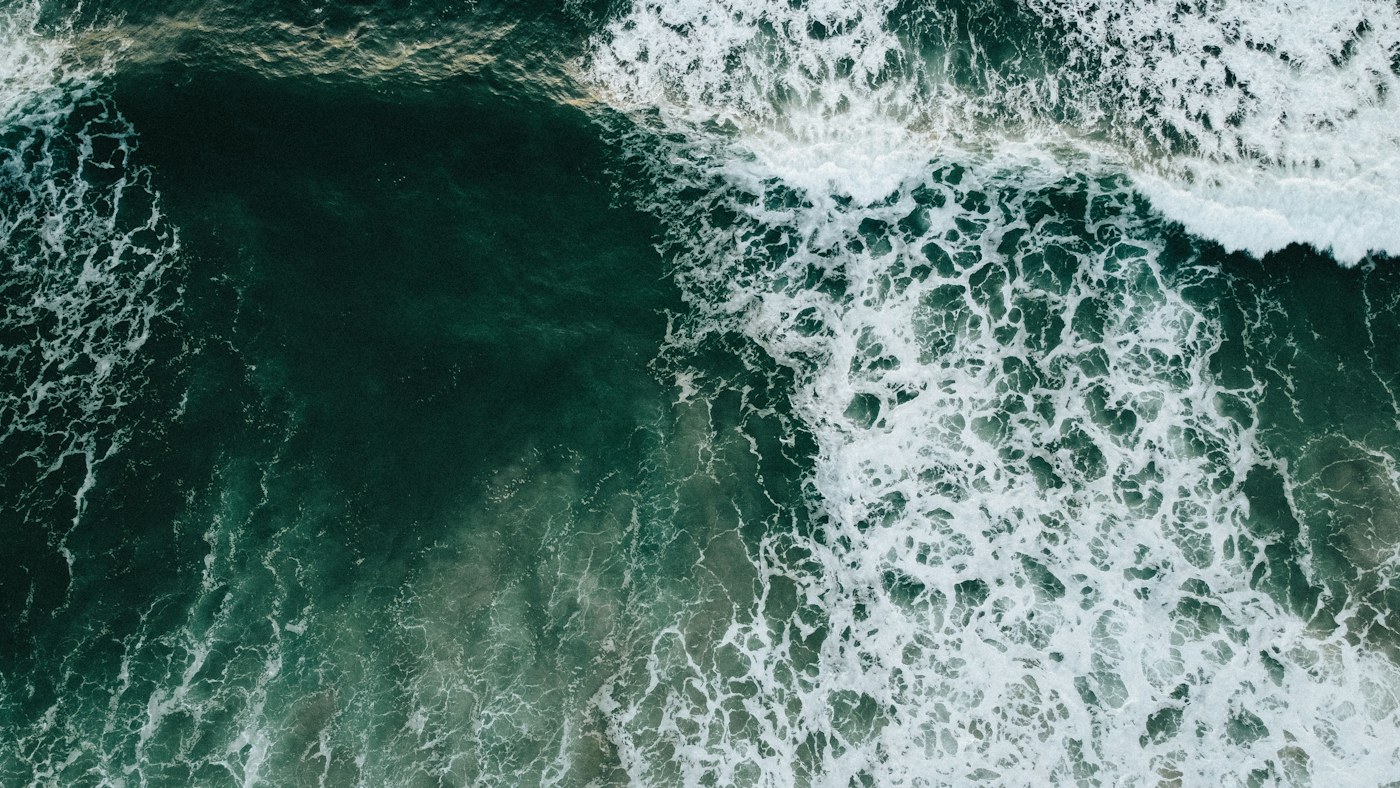 Морские волны, пример фотографии для конвертации